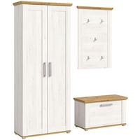 Garderobe Verona 3-teilig Lärche B: 171 Cm - KONVENTIONELL, Holzwerkstoff (171/194/37cm) - MID.YOU