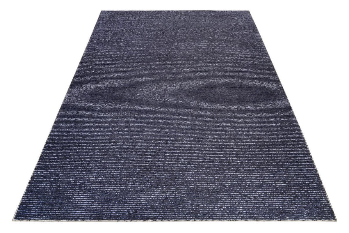 Flachwebteppich Marly Dunkelblau 120x170 Cm - Dunkelblau, KONVENTIONELL, Textil (120/170cm) - Esprit