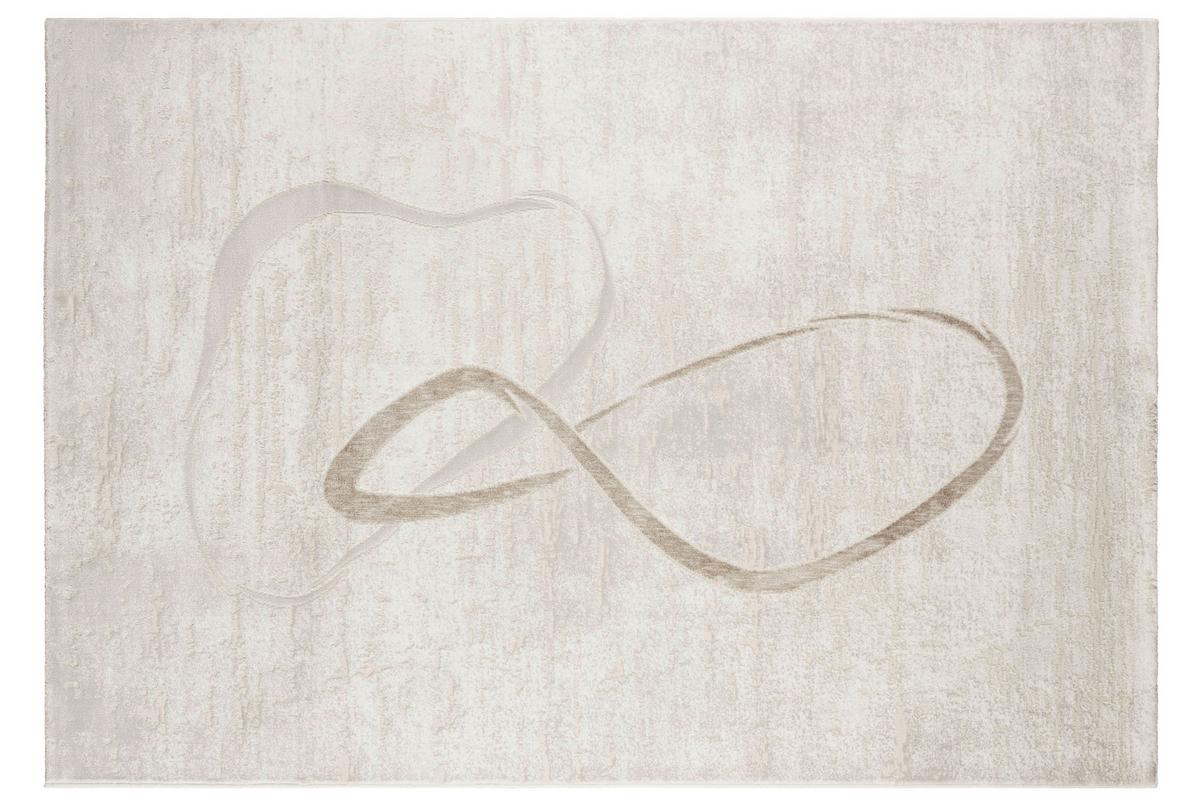Webteppich Hellgrau Mascha 80x150 cm - Hellgrau, ROMANTIK / LANDHAUS, Textil - James Wood