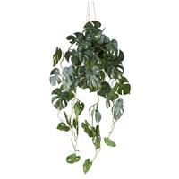 Umělá rostlina SPLITPHILODENDRON, výška: 80cm - bílá/černá, Konvenční, plast (80cm) - Mömax