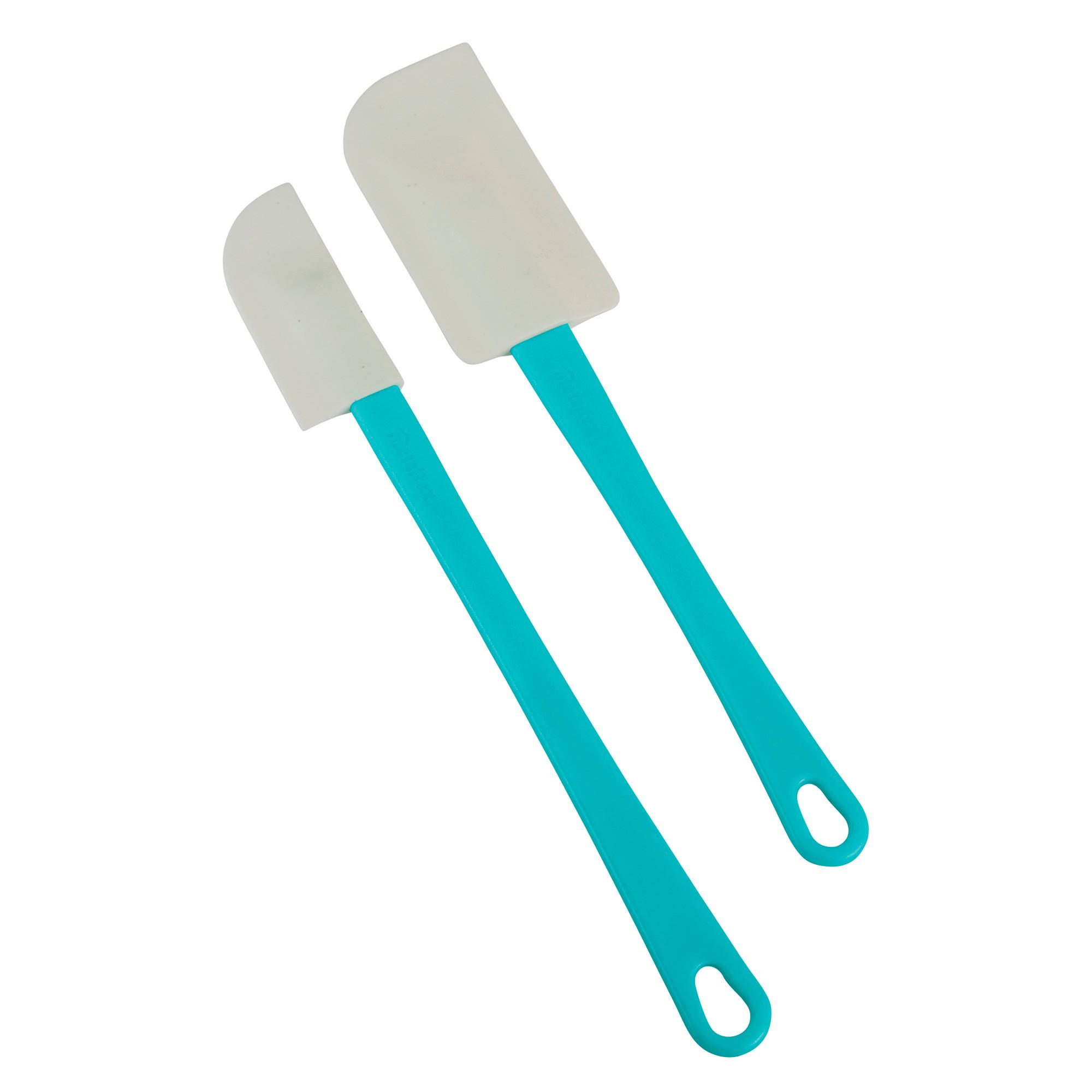 Teigscharber 2er-Set Aqua