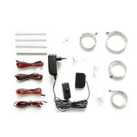 Einlegebodenbeleuchtung Madrid Led 4-Er Set L: 100 cm - Schwarz/Weiß, Design, Kunststoff/Metall (1/100cm) - MID.YOU