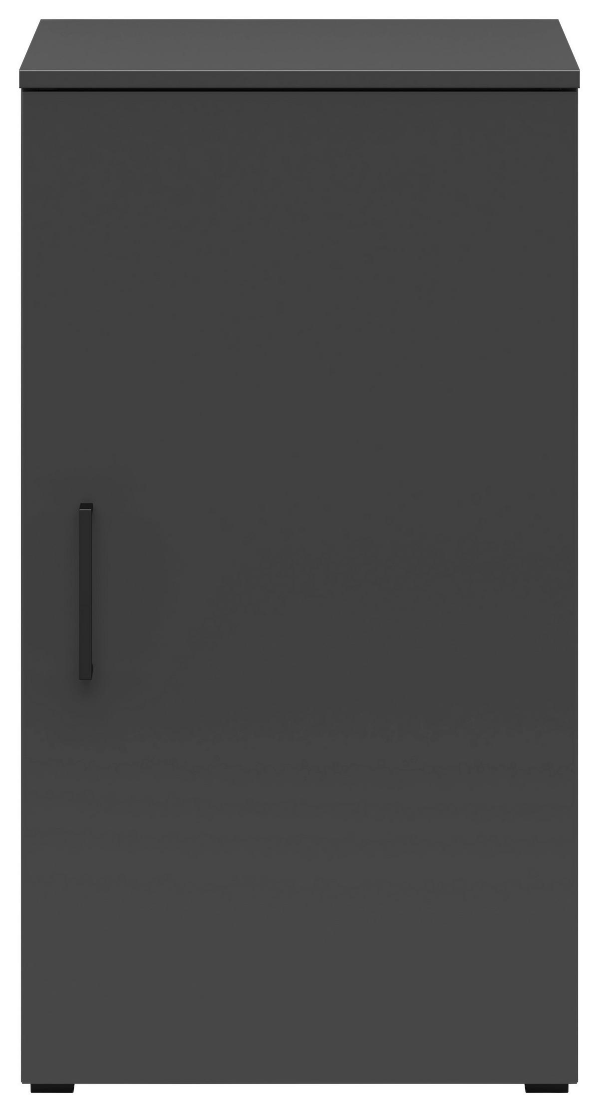 Komód Multistauraum - grafitszürke, Modern, faalapú anyag (45/83/40cm) - Carryhome