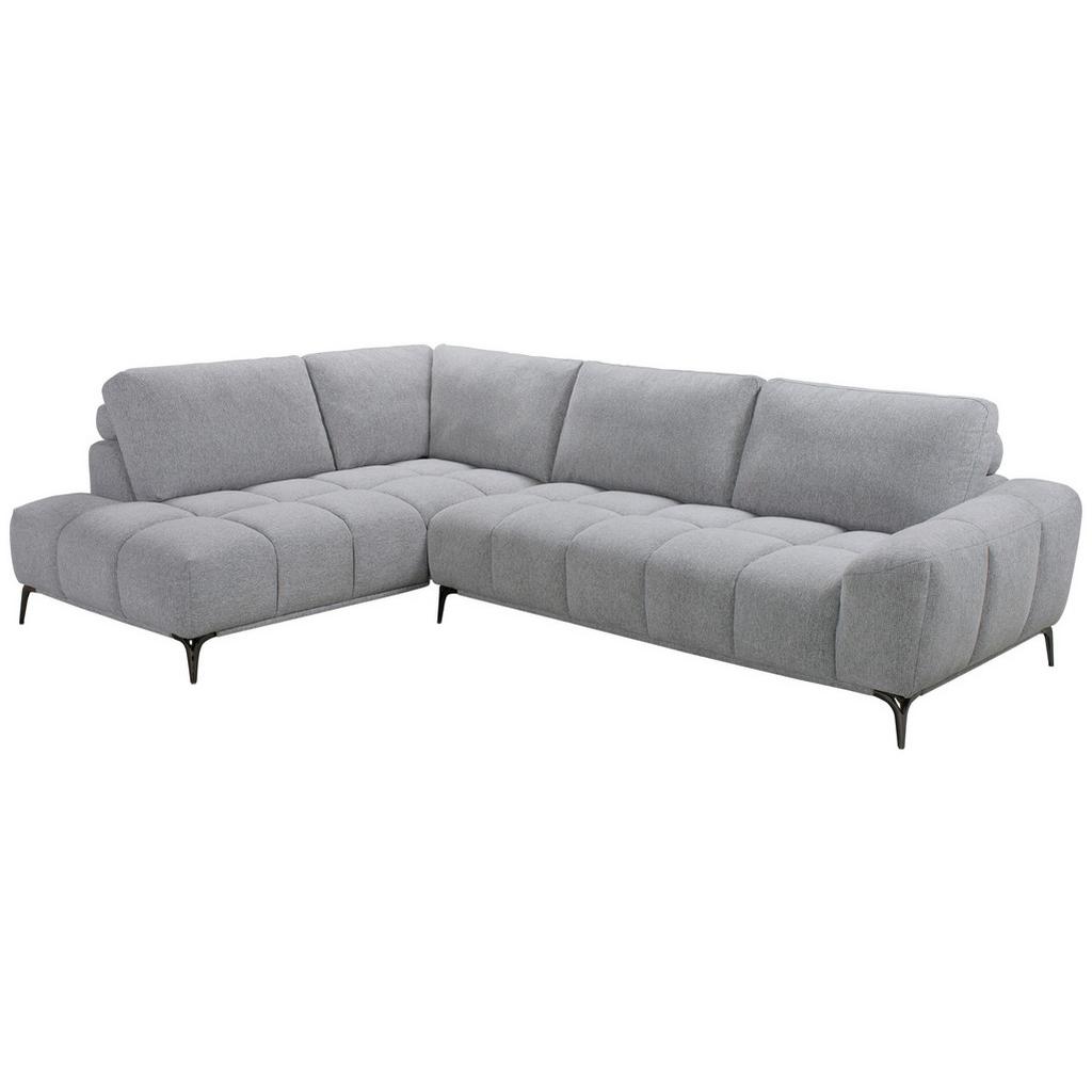 Sofa Orlando Webstoff Grau, S: 204x294