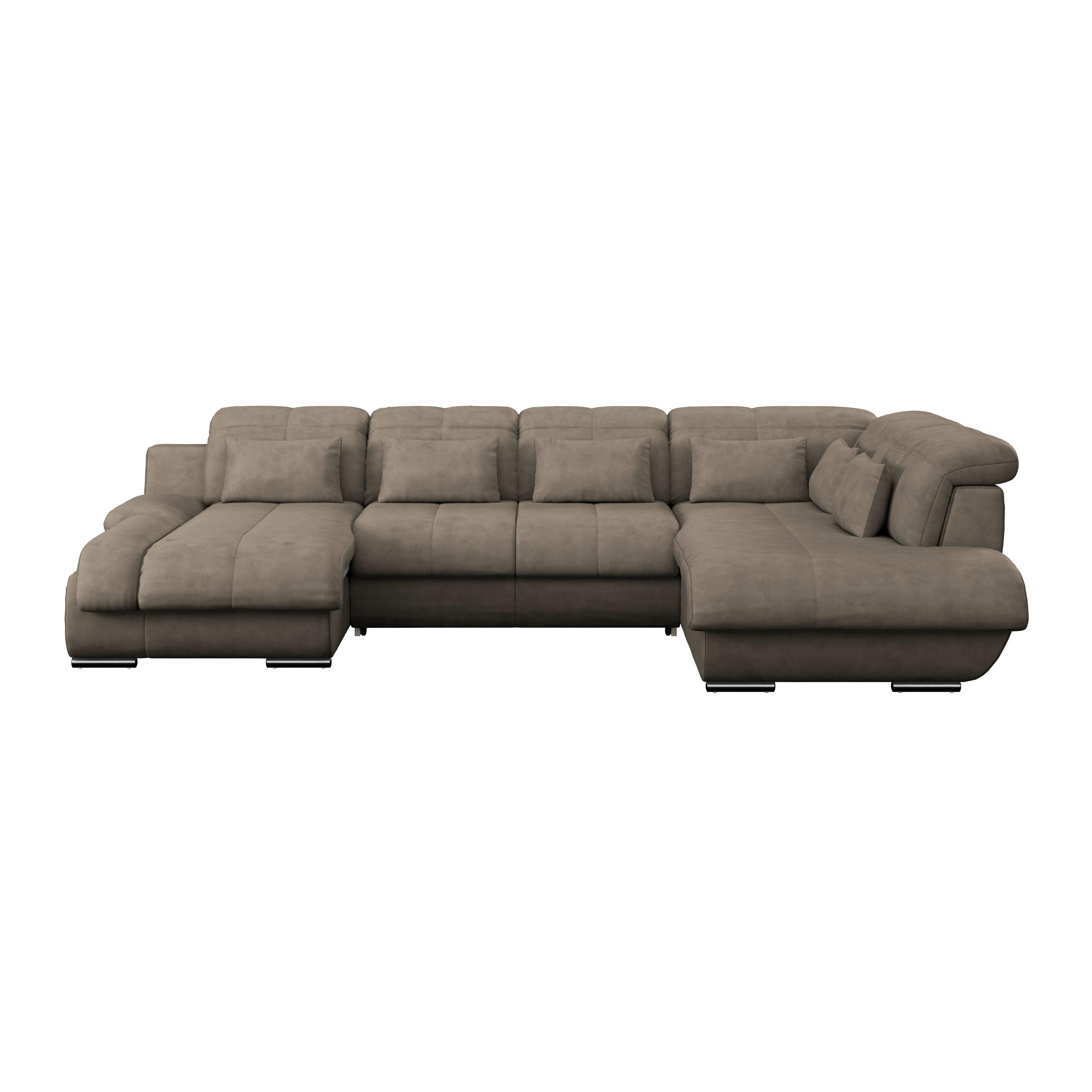 Wohnlandschaft Multi mit Schlaffunktion Dunkelbraun