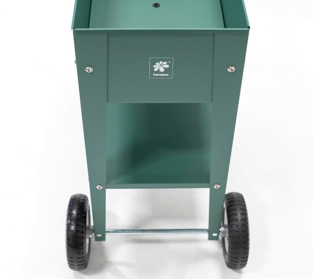 Hochbeet Kräuterfabrik Urban - Olivgrün, Basics, Metall (35/80/75cm)