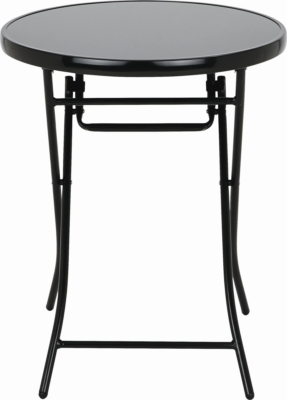 ZÁHRADNÝ STÔL SAM, P/V: 60/70cm - antracitová, kov/plast (60/70cm) - Modern Living