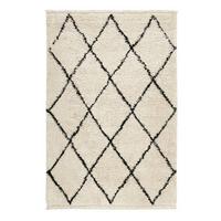 Hochflorteppich Studio Two - Beige, Design, Textil (80/150cm) - WECON HOME