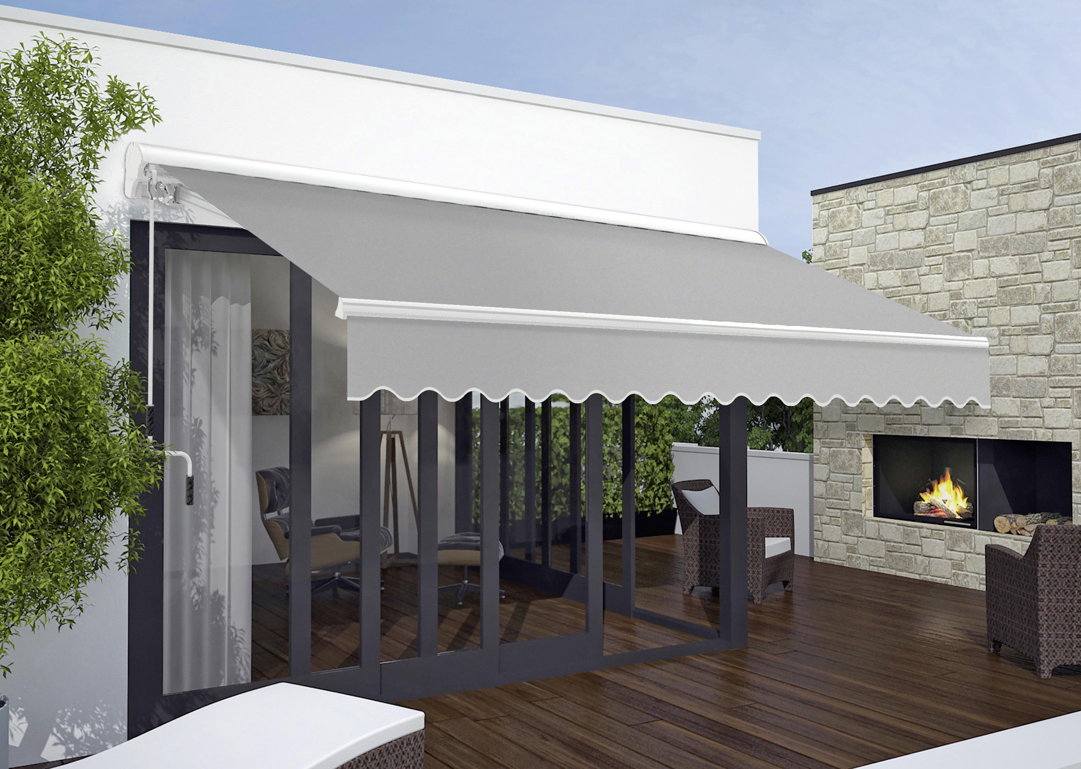 Hülsen Markise Grau