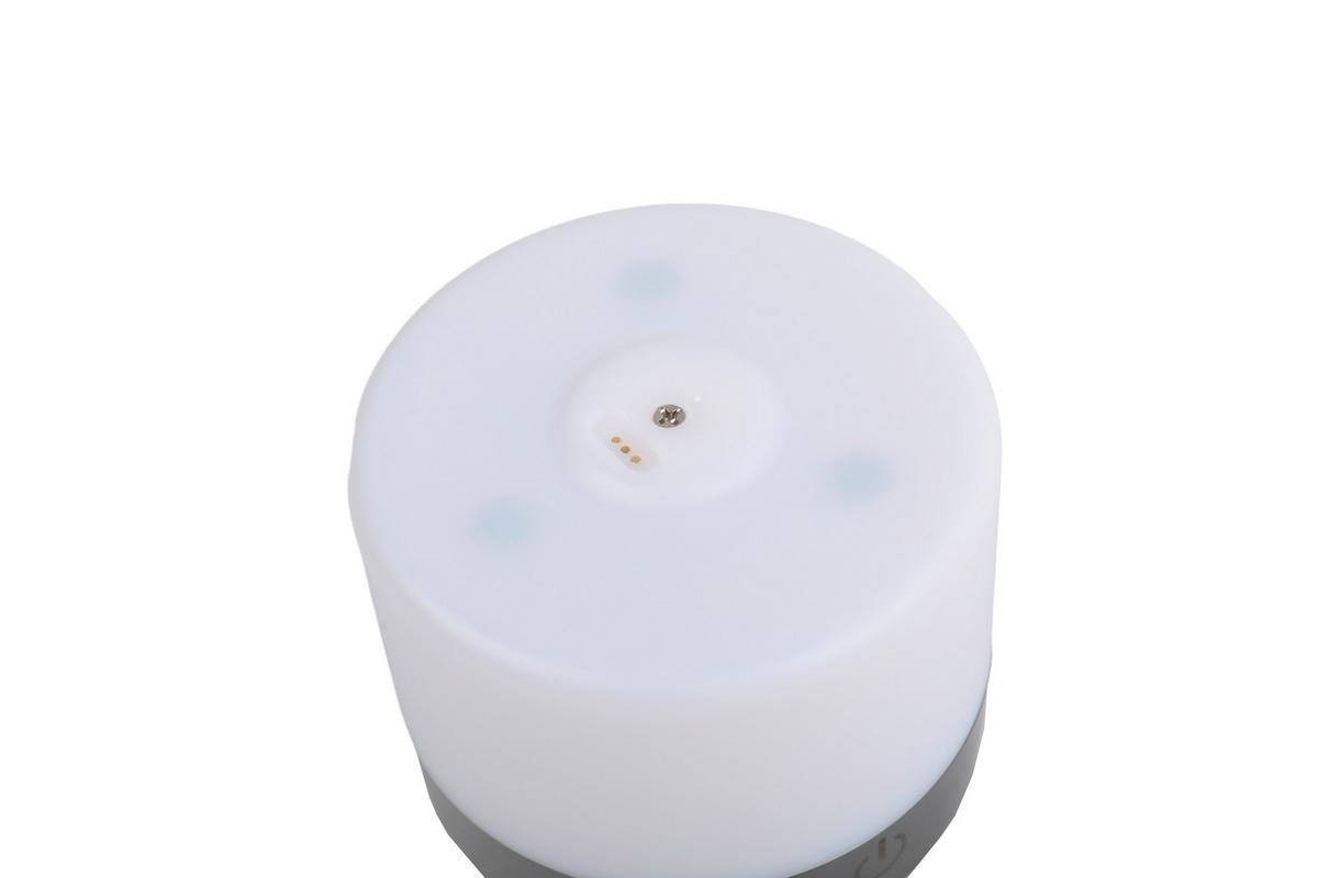 Led-dekoleuchte Charlie - Schwarz/Weiß, KONVENTIONELL, Kunststoff (10/39cm) - Luca Bessoni