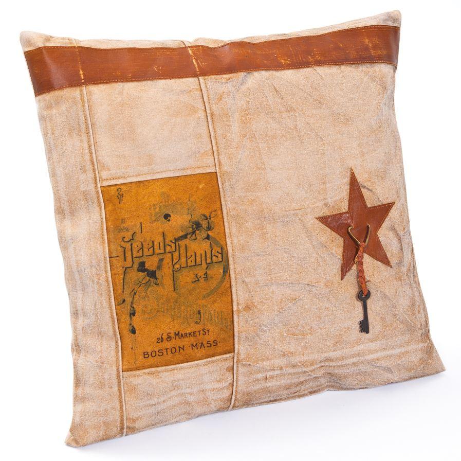 Zierkissen Lukka - Beige, Design, Textil (45/45/12cm) - Livetastic