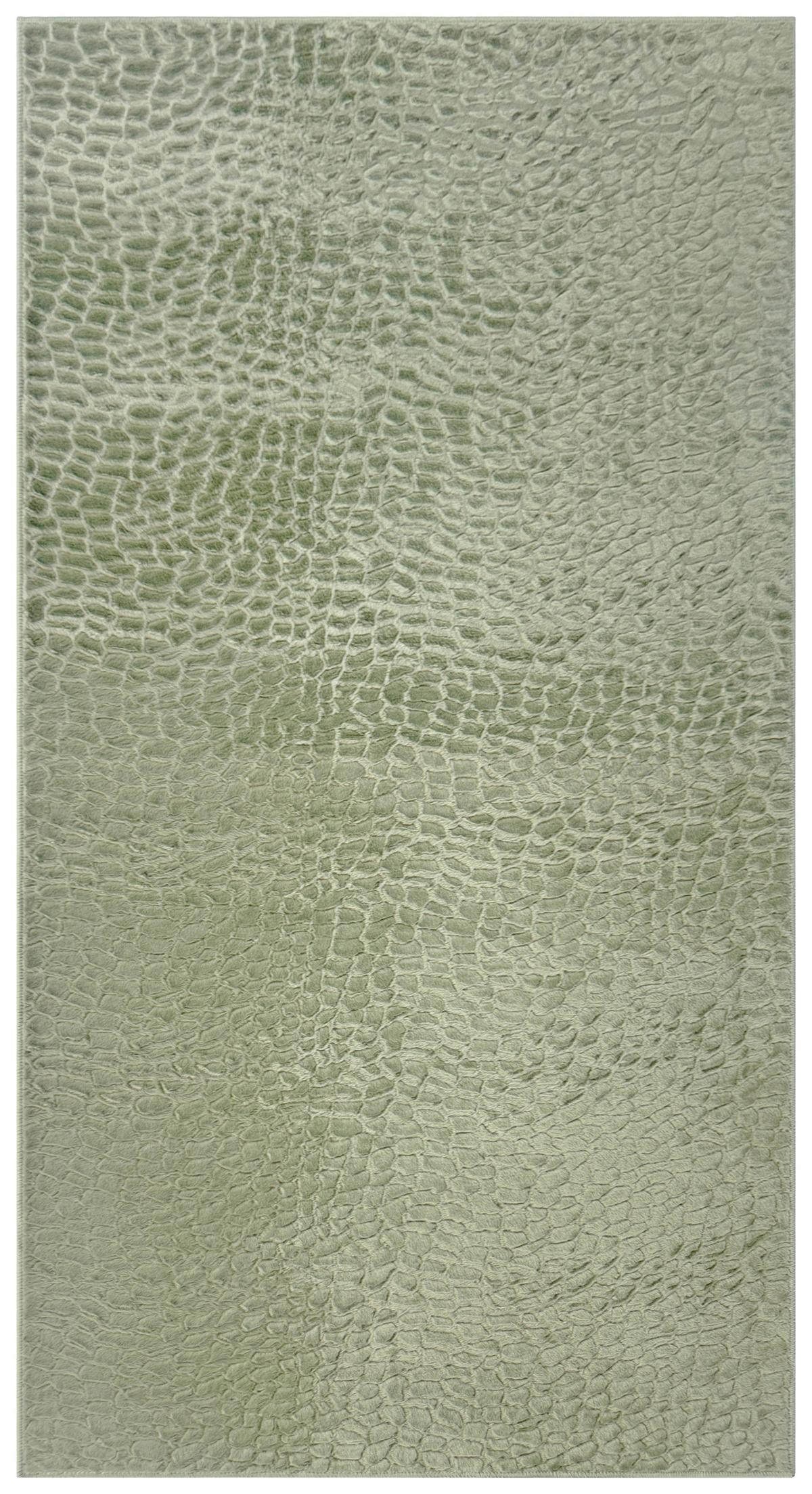 FELLTEPPICH GRAYSON - Grün, Textil (120/160cm) - Luca Bessoni