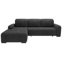 Ecksofa Vicari - Schwarz, MODERN, Textil (292/185cm) - Livetastic