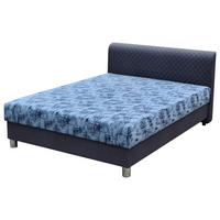 Kárpitozott Ágy Safari 160/200 Cm - világosszürke/sötétszürke, Romantik / Landhaus, textil (160/200cm)