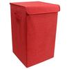 Wäschekorb Dreso Rot B: 30 cm - Rot, MODERN, Textil (30/50/30cm) - MID.YOU