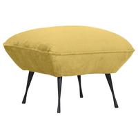 Hocker Lorris - Gelb/Schwarz, KONVENTIONELL, Textil (60/49/53cm) - MID.YOU