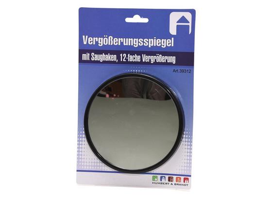 Kosmetikspiegel Ø 13 cm - Schwarz, Glas/Kunststoff (13,0cm) Kosmetikspiegel Ø 13 cm - Schwarz, Glas/Kunststoff (13,0cm)