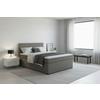 Boxspringbett Togo 140 140x200 Grau - Schwarz/Grau, MODERN, Holzwerkstoff/Textil (140/200cm) - MID.YOU