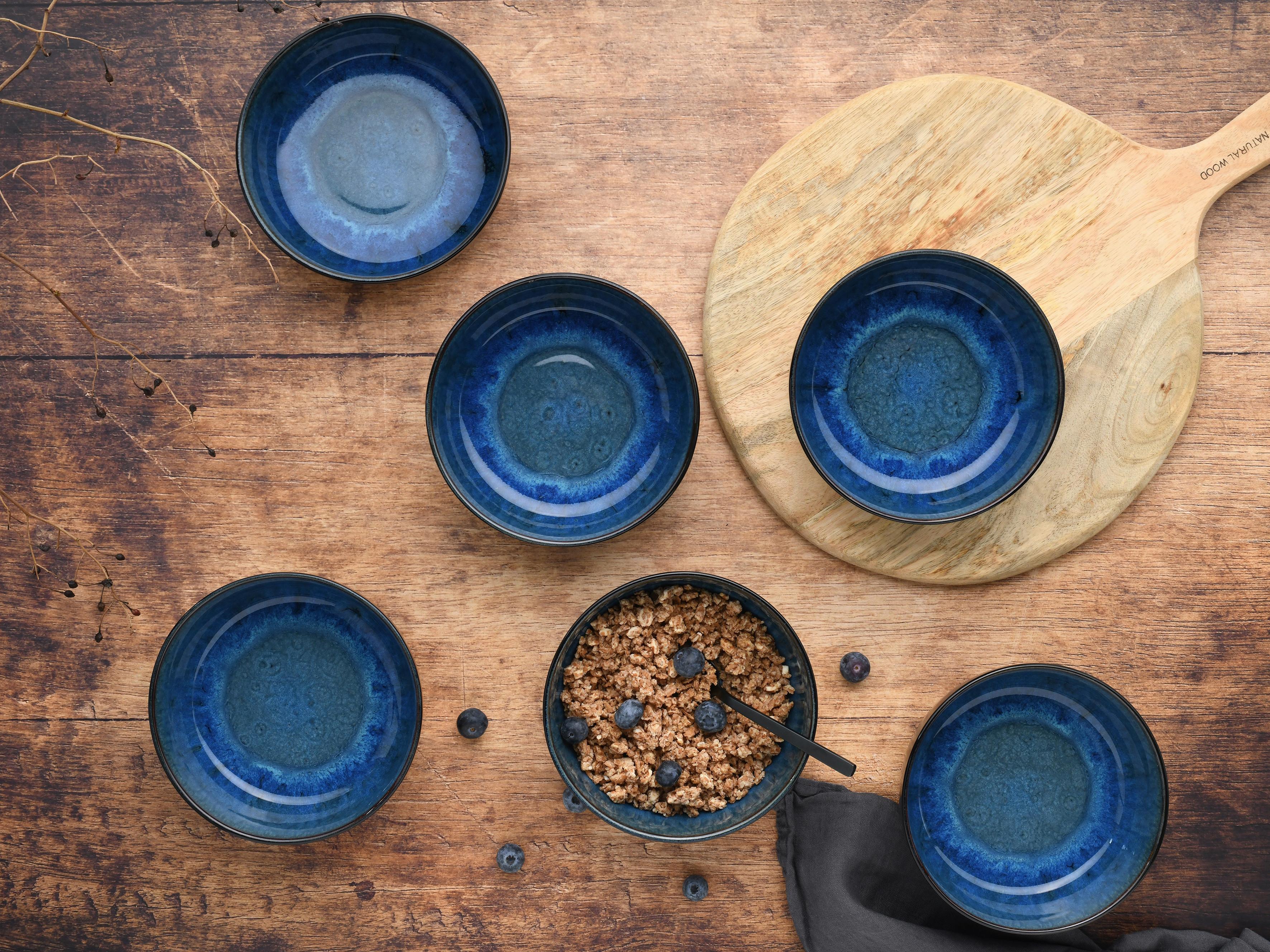Müslischalenset 21553 Nordic Fjord Blue - Hellblau, Trend, Keramik - Creatable