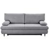 Schlafsofa Virgo - Dunkelgrau/Schwarz, KONVENTIONELL, Textil (212/97/105cm) - MID.YOU