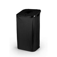 Flaschen/Dosensammelbehälter 80 Liter - Schwarz, Basics, Naturmaterialien/Kunststoff (40/32.5/72cm)