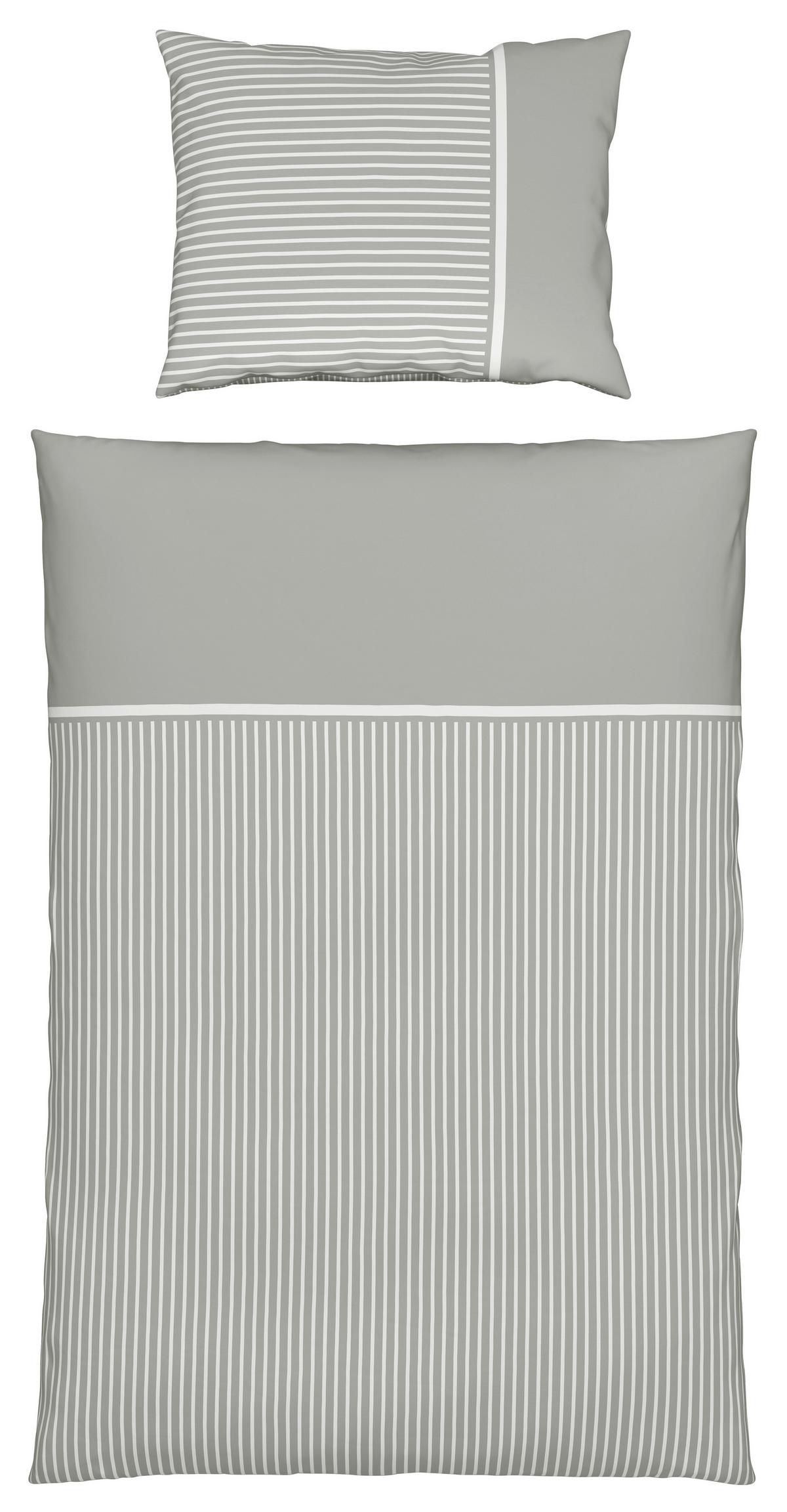 POVLEČENÍ JOHANNES - světle šedá, Konvenční, textil (140/200cm) - Mömax