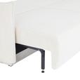 Schlafsofa Giulia - Creme/Schwarz, MODERN, Textil (217/75-95/112cm) - Luca Bessoni