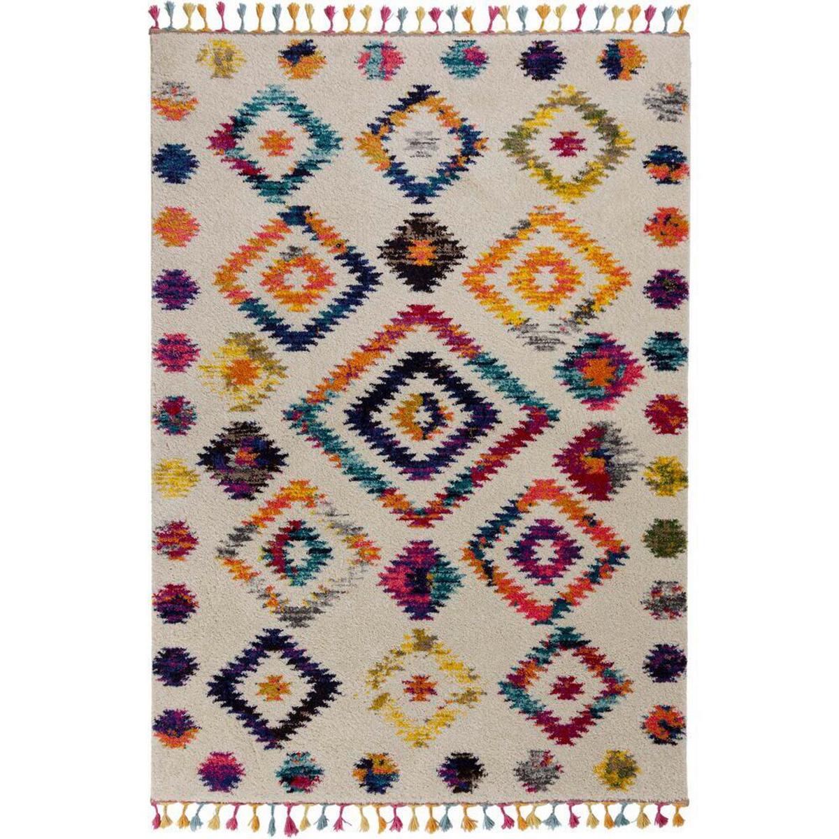 Berberteppich Bohemia Creme B: 120 Cm - Creme, Basics, Textil (120/170cm)