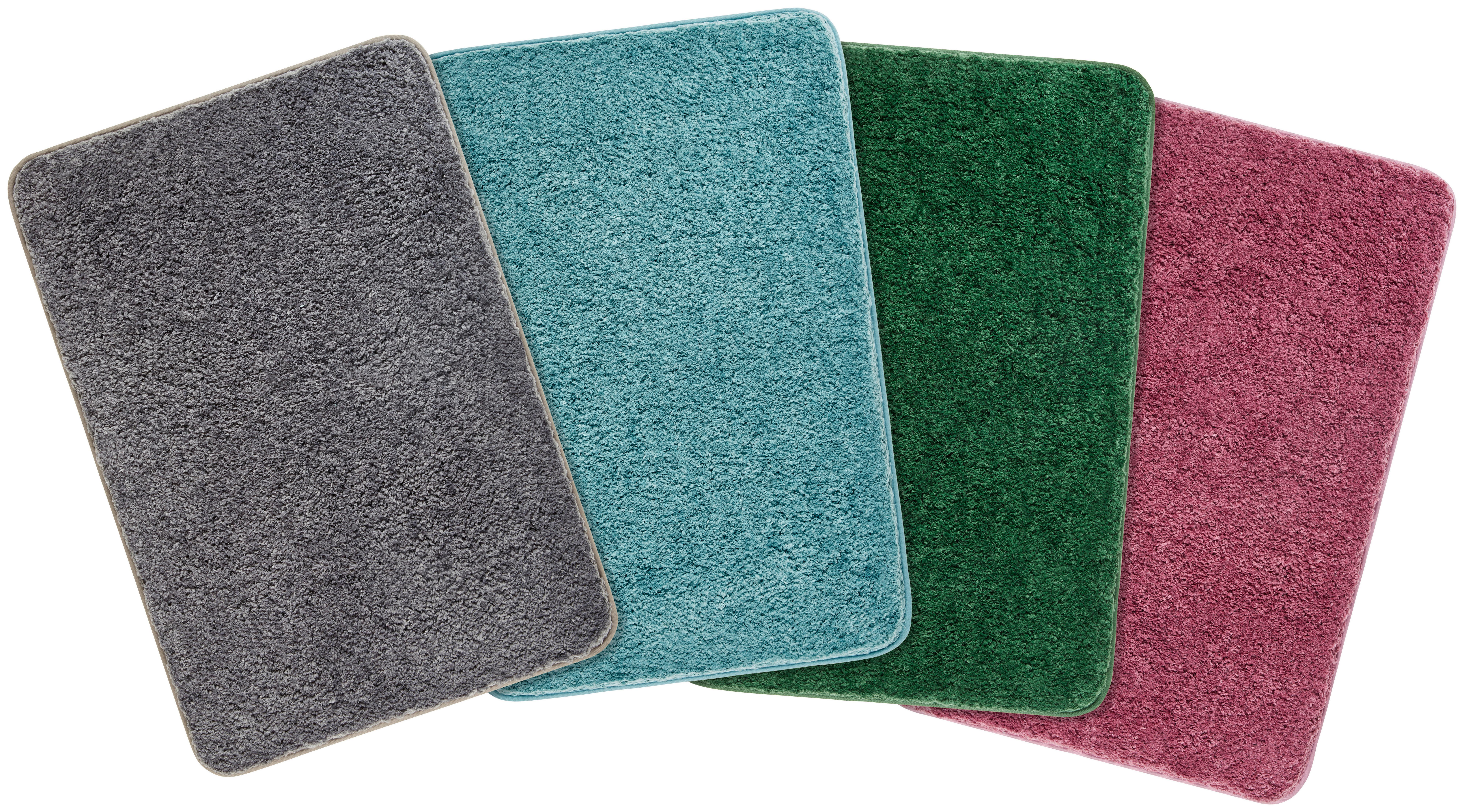 Badematte Chiara - Anthrazit, MODERN, Textil (70/120cm) - Luca Bessoni
