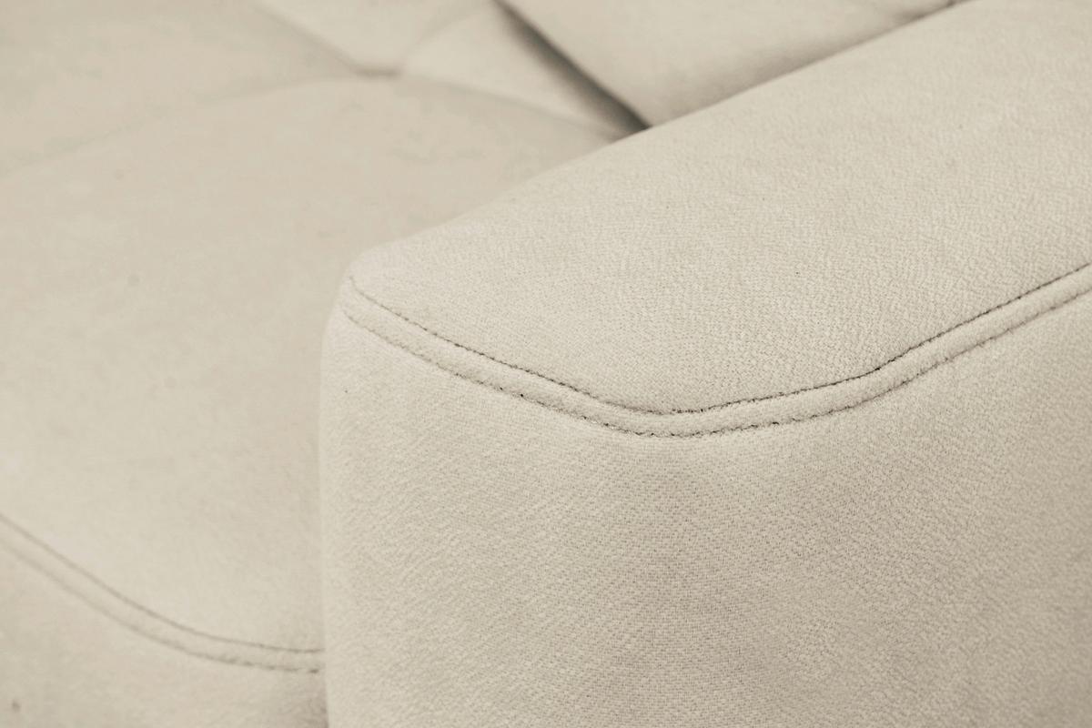 Ecksofa Mount Creme S: 237x186 cm - Creme, Design, Textil (237/186cm) - MID.YOU