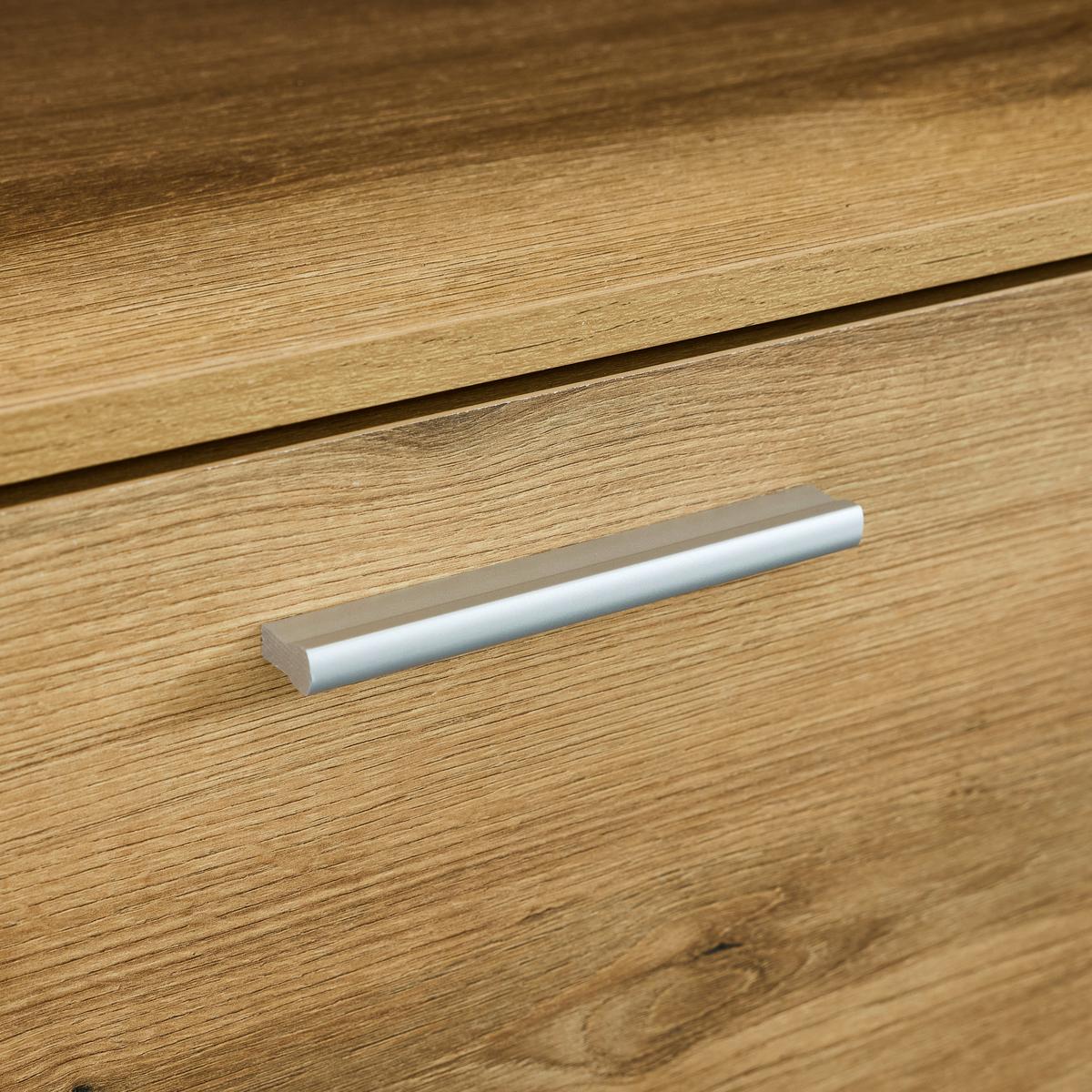 WOHNWAND RACE - Eichefarben, Design, Holzwerkstoff (247/86/36cm) - MID.YOU