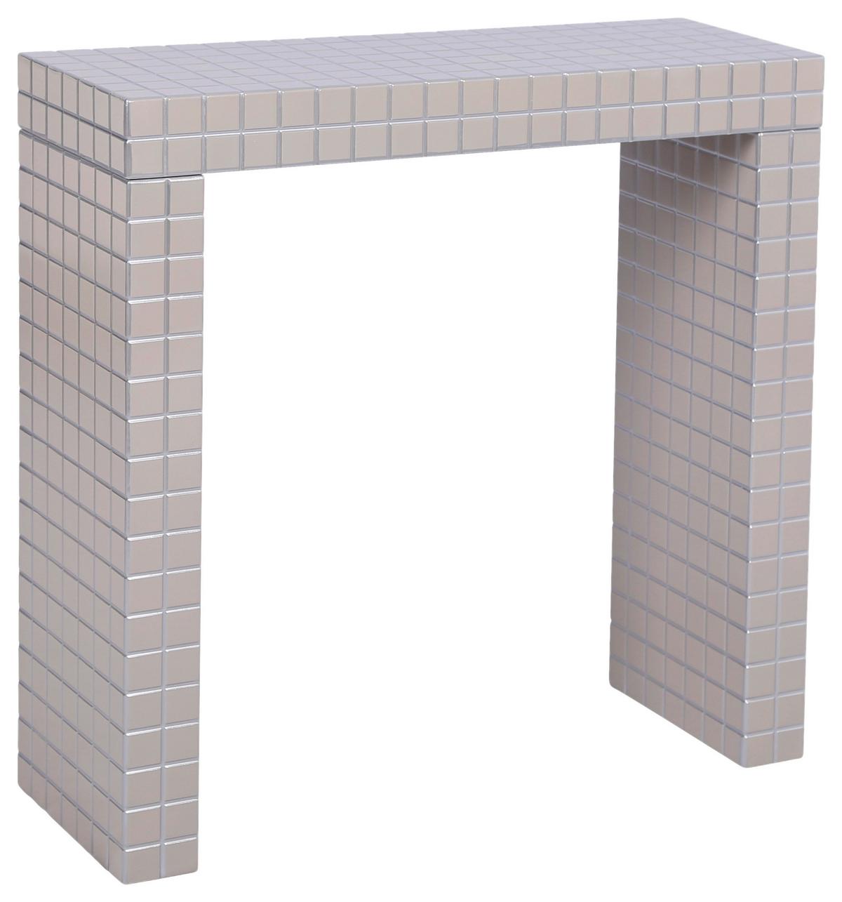 KONZOLA LUISA -TREND- - kašmírová, Modern, kompozitné drevo (80/28/80cm) - Mömax