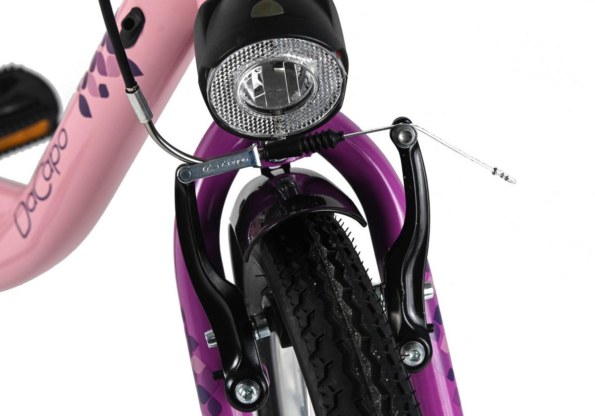 Dacapo Kinderfahrrad Cindy Rosa - Pink, Basics, Metall