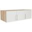 Aufsatzschrank zu Kleiderschrank Wien, 136cm - Eichefarben/Weiß, KONVENTIONELL, Holzwerkstoff (136/39/54cm) Aufsatzschrank zu Kleiderschrank Wien, 136cm - Eichefarben/Weiß, KONVENTIONELL, Holzwerkstoff (136/39/54cm)