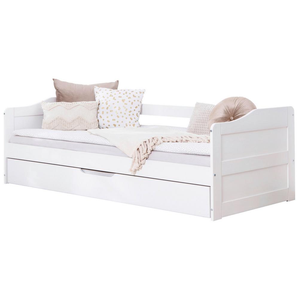 Rozťahovacia posteľ biela Melinda 90x200 Cm