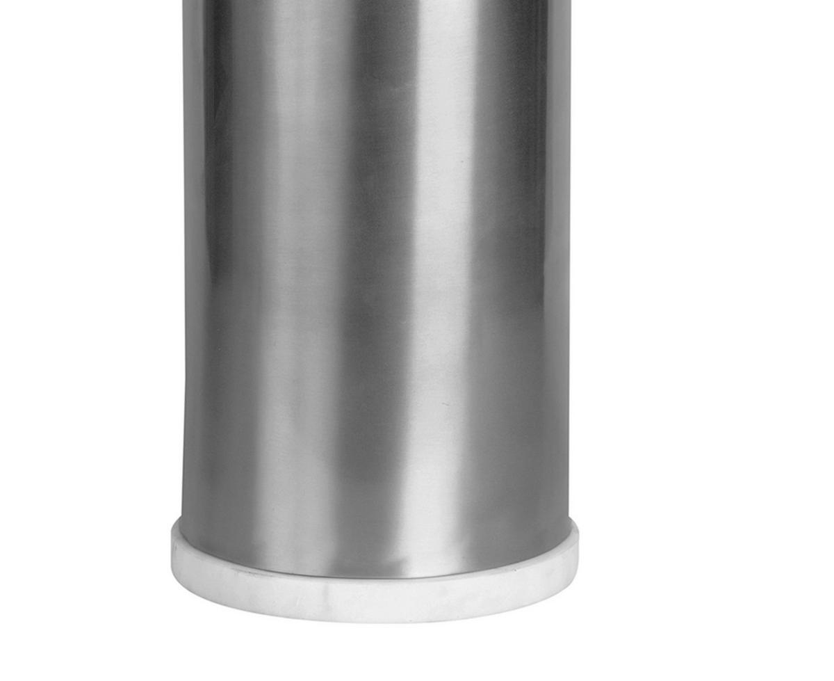 Kerzenhalter Shanti Schwarz, D: 19 cm - Schwarz, Trend, Glas/Stein (19/63.5/63.5cm) - Kayoom