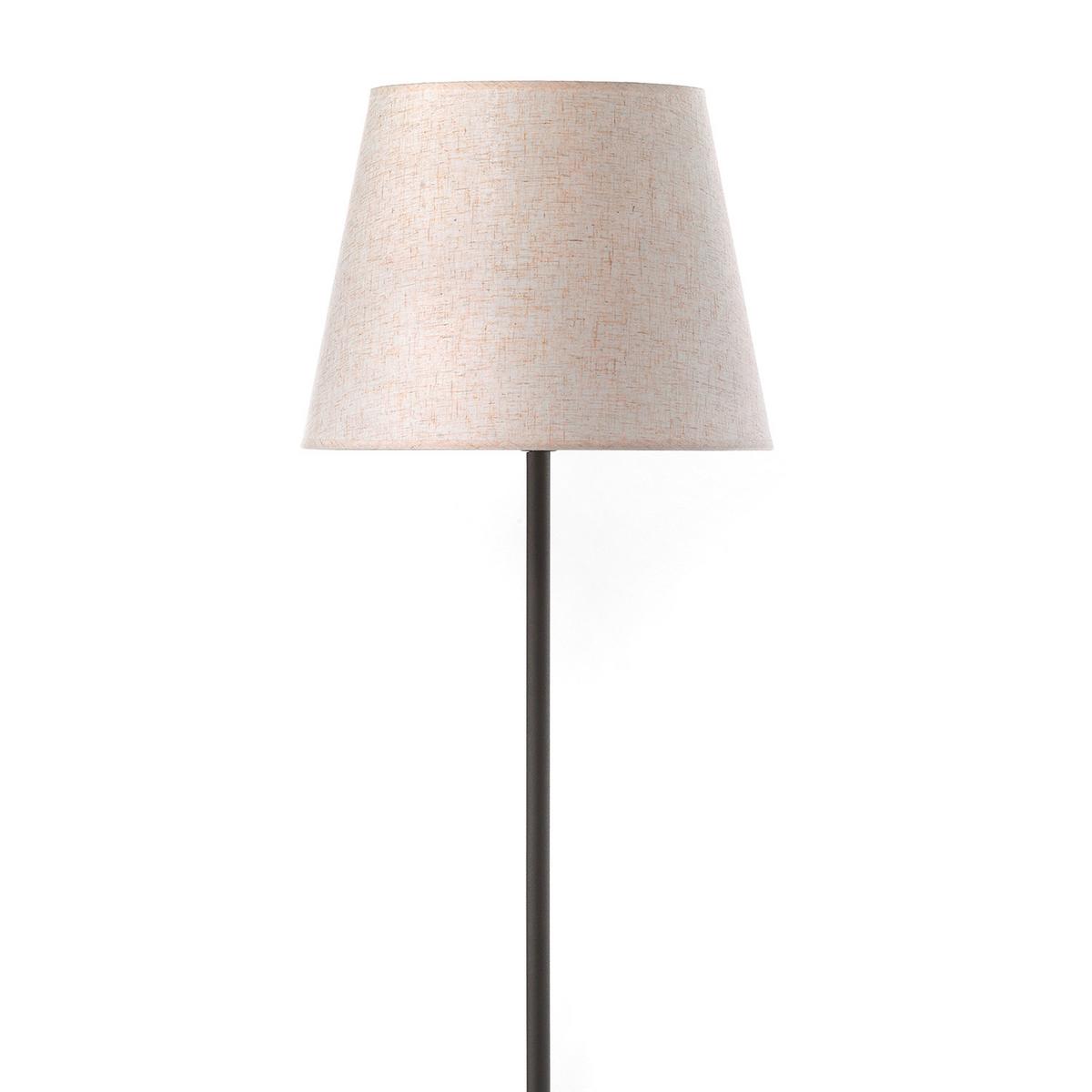 Stehleuchte 5031/ptb - Creme/Schwarz, KONVENTIONELL, Textil/Metall (28/28/173cm)