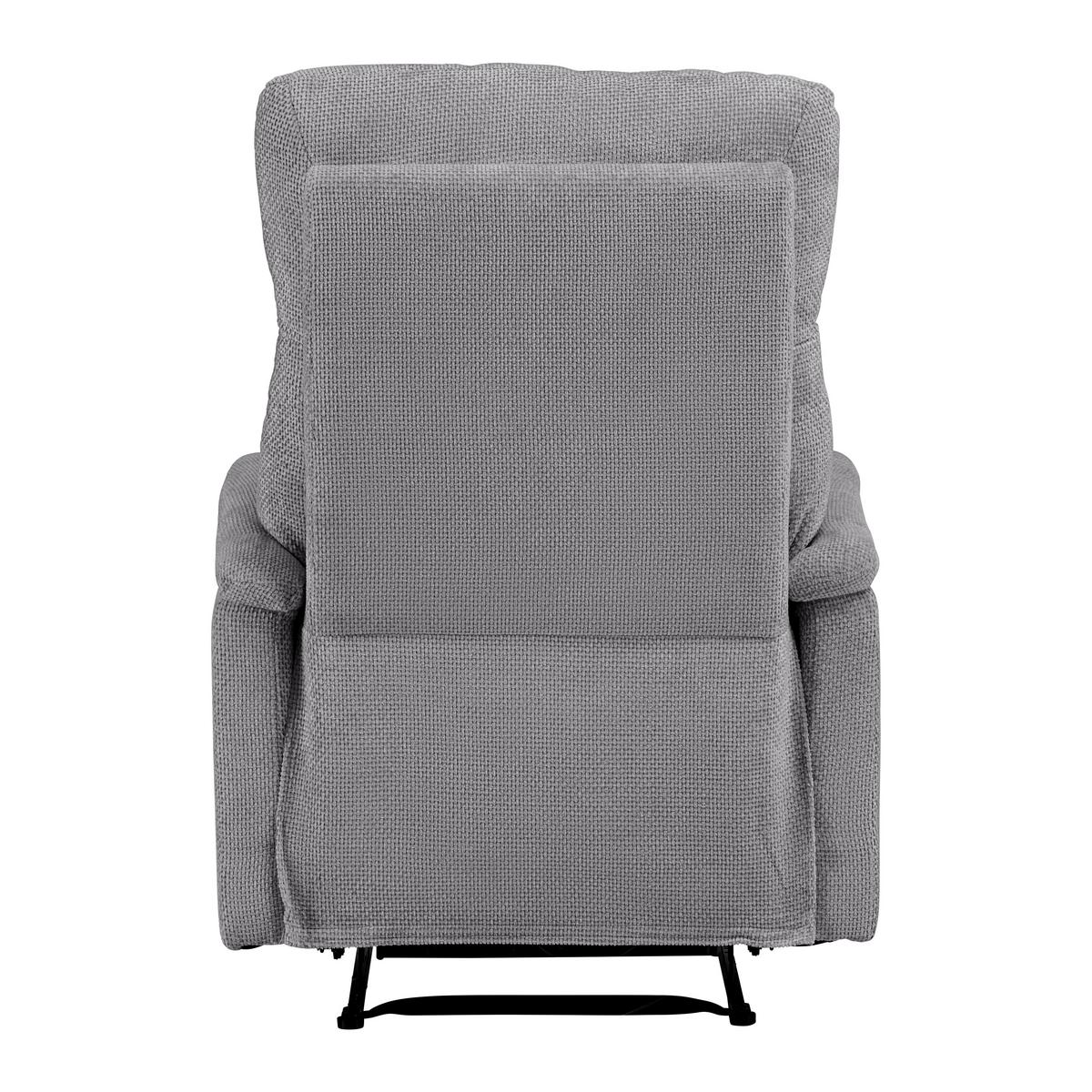 Relaxačné kreslo JOHNSY, antracitová - čierna/antracitová, Modern, kov/textil (75/106/91cm) - Mömax