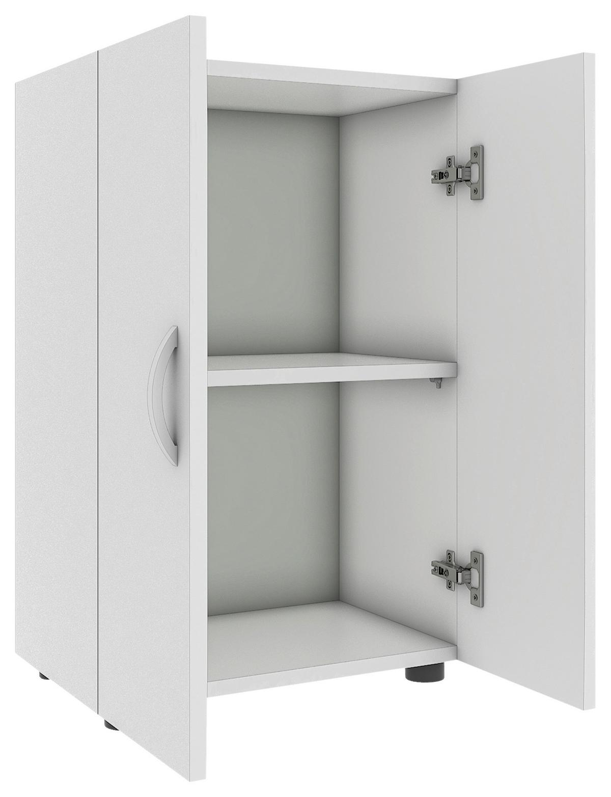 Aktenschrank Ulas 2 - Weiß, MODERN, Holzwerkstoff (49/74/34cm) - MID.YOU