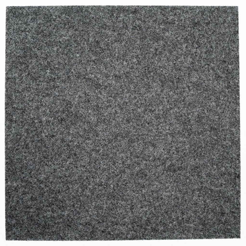 Teppichfliese Dunkelgrau Merlin 50x50cm Florhöhe 5,5mm