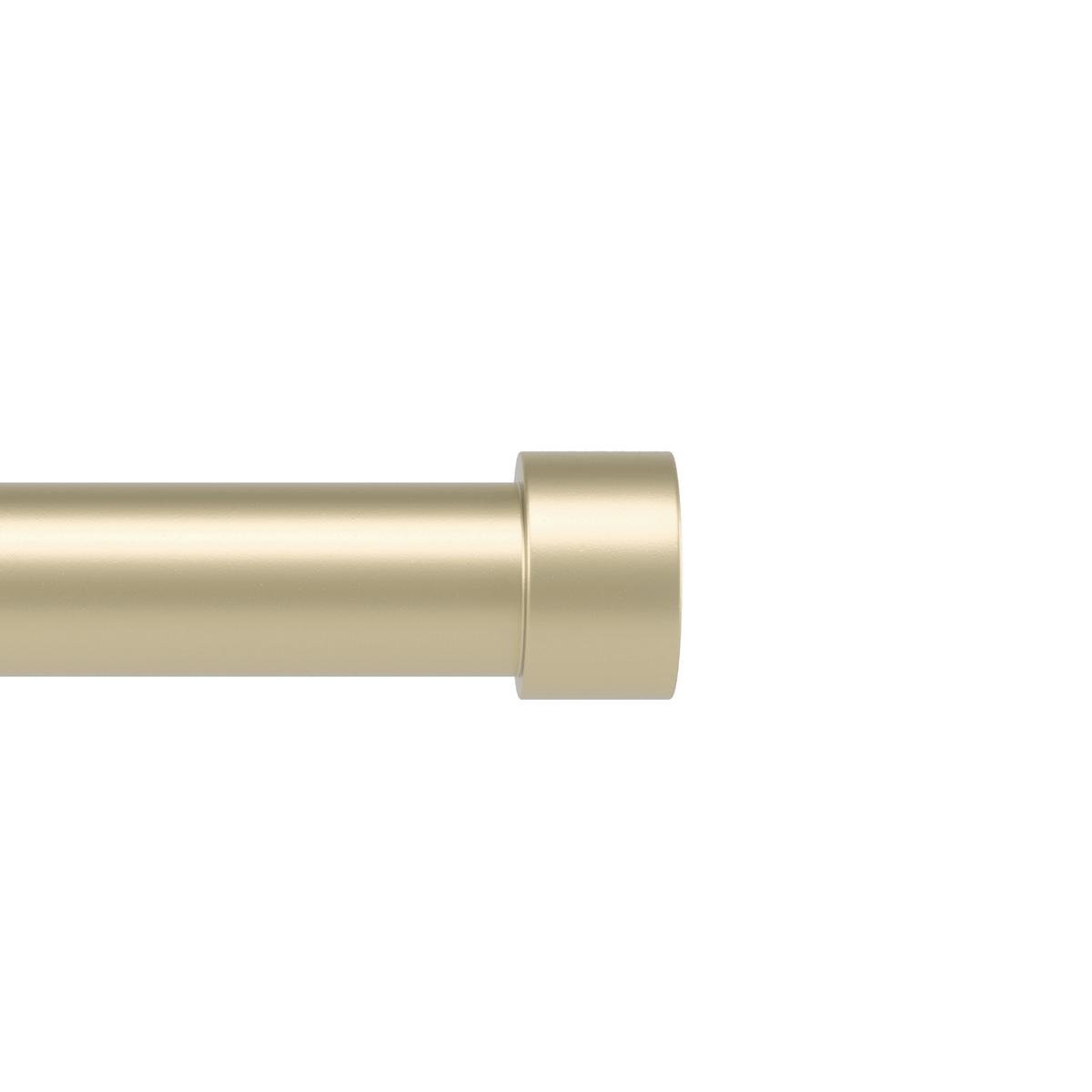 Vorhangstangenset Cappa Goldfarben L: 168-305 cm - Goldfarben, KONVENTIONELL, Kunststoff/Metall (168-305cm) - Umbra