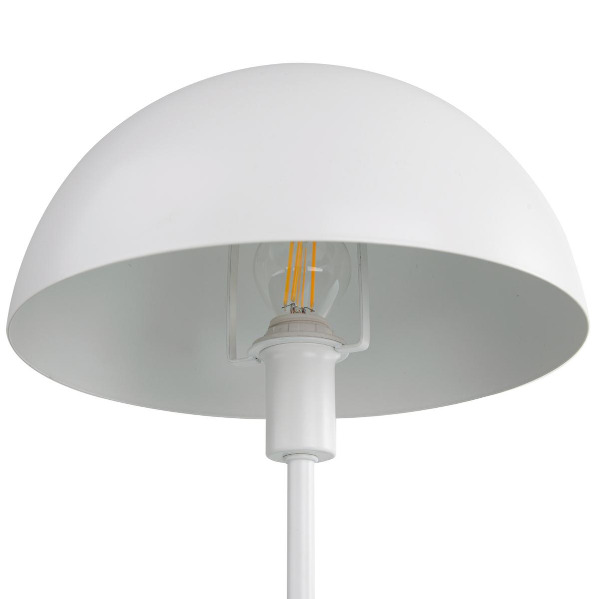 Tischleuchte 51530107 Meike - Weiß, Design, Metall (25/35cm) - Globo