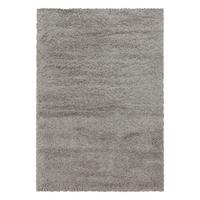 Hochflor Teppich Beige Naturfaser Fluffy 140x200 cm - Beige, Basics, Textil (140/200cm)