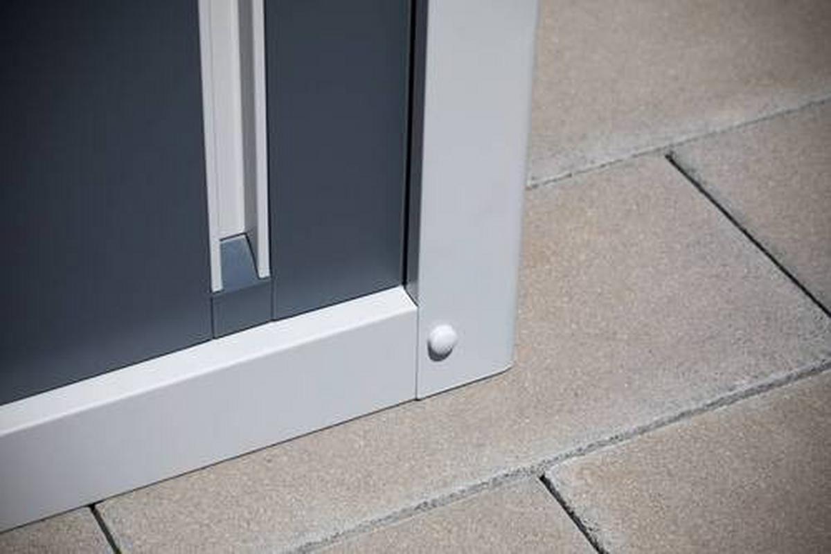 Geräteschrank Stahl Guardian Anthrazit/grau B/h: 90/187cm - Anthrazit/Grau, Basics, Metall (90/187/172cm)