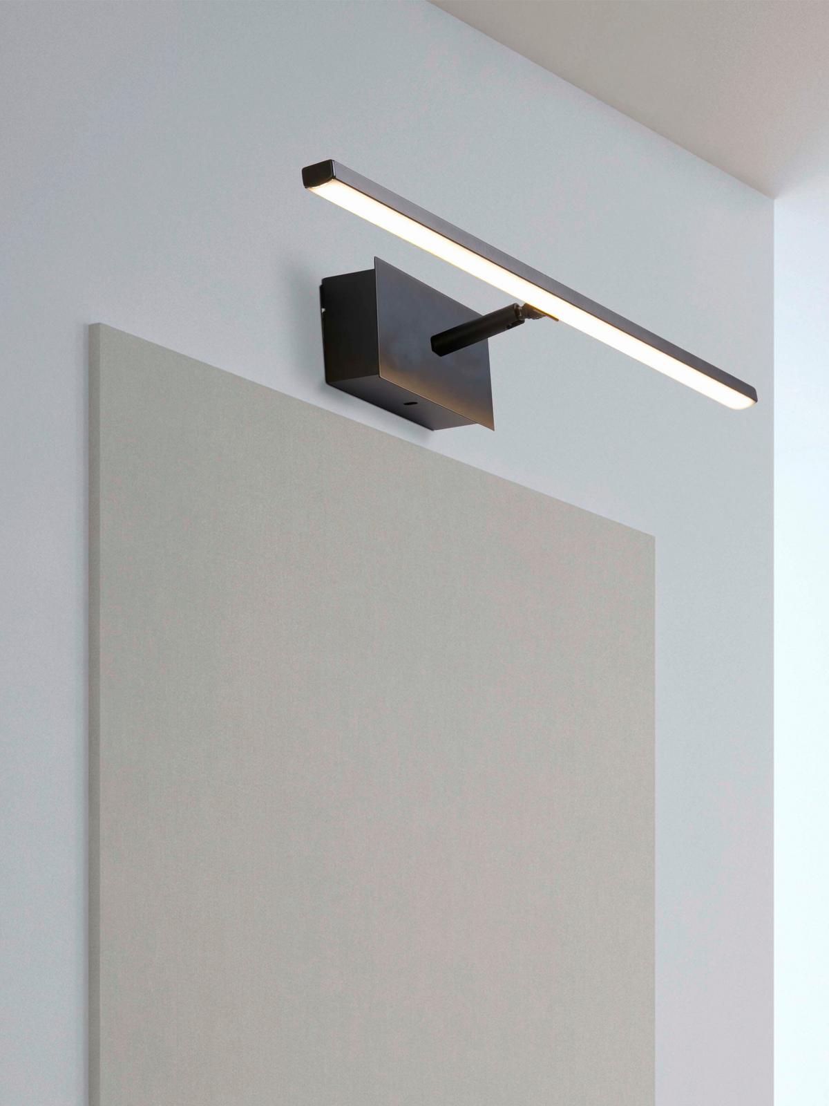 Bad-Wandleuchte Amalfi Ip44 Chromfarben L: 41 cm - Chromfarben, Basics, Glas/Metall (41/8/10cm)