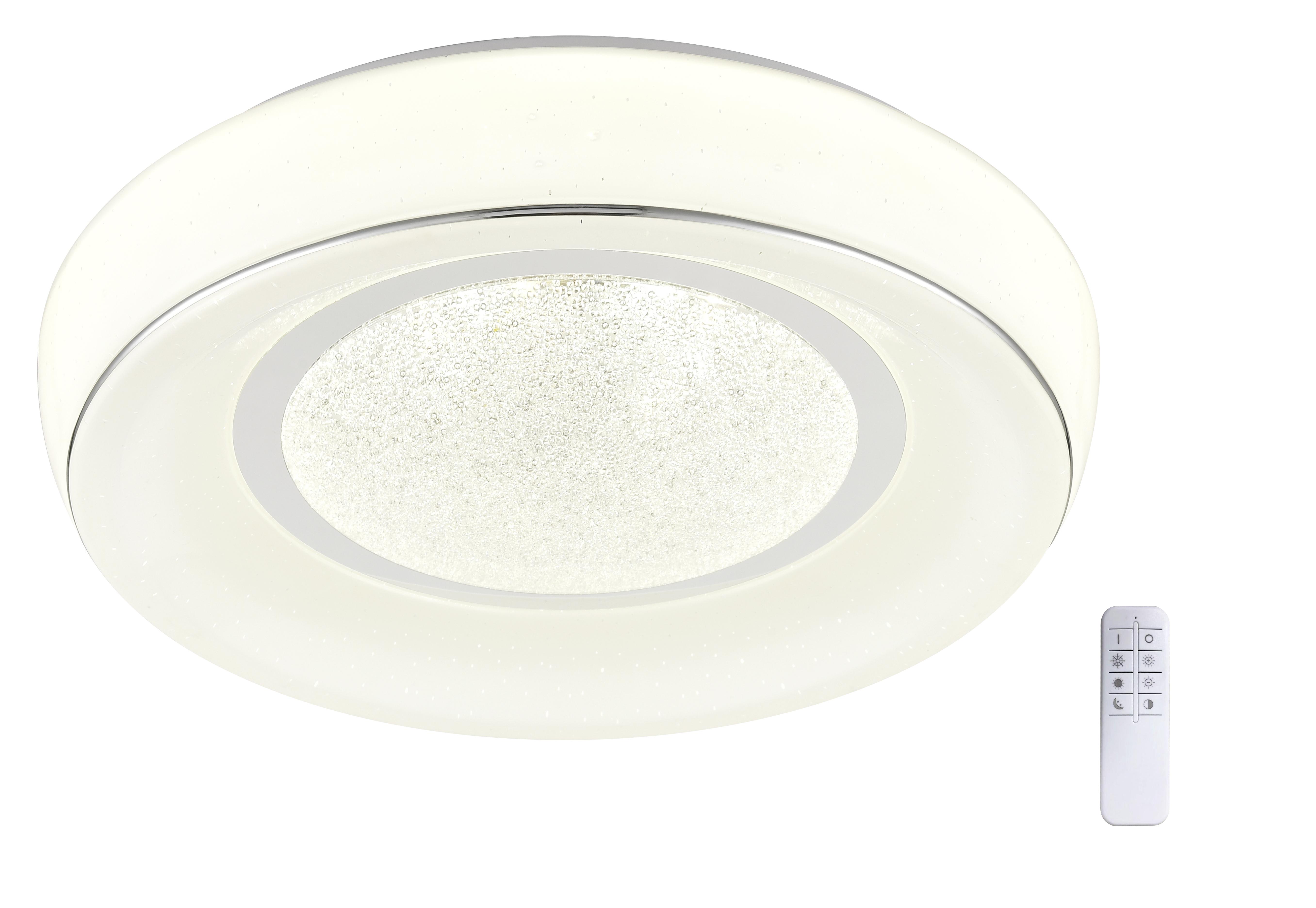 Led Mennyezeti Lámpa Beatrice - fehér, Modern, műanyag/fém (39/9cm) - Luca Bessoni