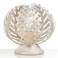 Tischleuchte 4996/Lpa - Weiß, Natur, Metall (25/25cm)