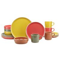 Kombiservice Indian Summer Keramik 4 Personen - Multicolor, Basics, Keramik (38,5/38,5/34cm) - Creatable