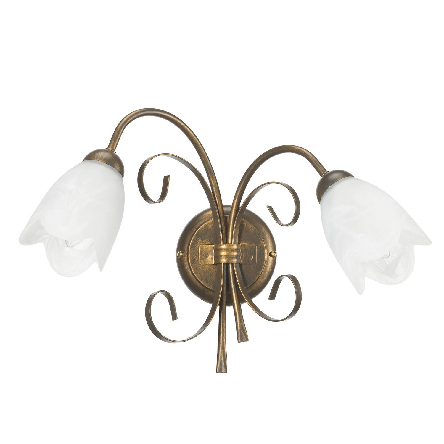 Wandleuchte Odino Cognac L: 45 cm
