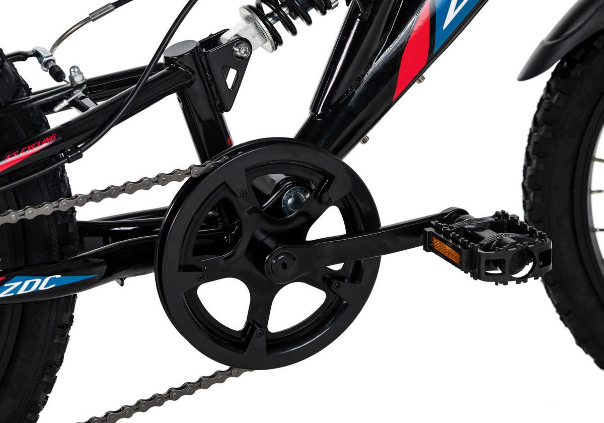 Kinderfahrrad 20 Zoll Mtb Fully Zodiac 668k 6 Gänge - Schwarz, Basics, Metall - KS Cycling